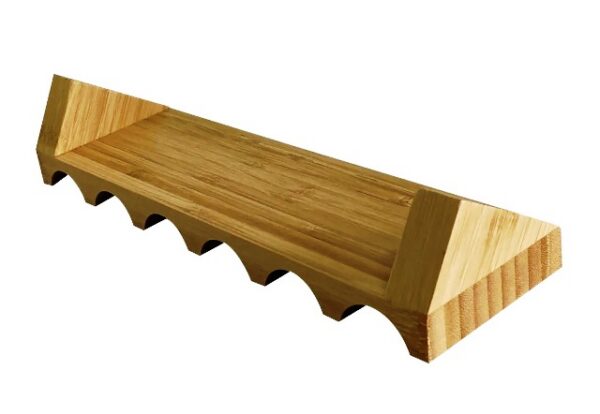 Bambus-alus-6-oli Eeterlike õlipudelite alus - 15ml - bambus